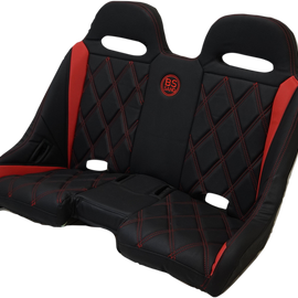 Extreme Bench Seat - Black/Red