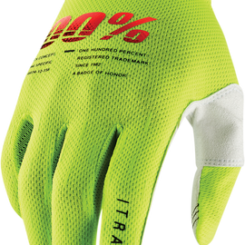 iTrack Gloves - Fluo Yellow - Small