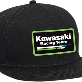 Youth Kawasaki Snapback Hat - Black