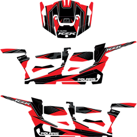 Complete Graphics Kit - Red - 4-Door - RZR