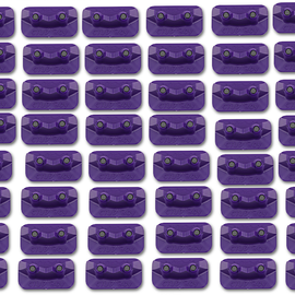 Double Backer Plates - Purple - For 2-Ply - 48 Pack