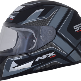 FX-99 Helmet - Recurve - Matte Black/Gray - Medium