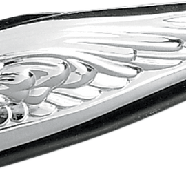 Eagle Head with Lights - Red Eyes - Small - Chrome