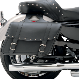 Highwayman Rivet Slant-Style Saddlebags - Jumbo