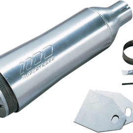 Silencer - 1.75" Inlet/1.75" Core