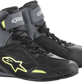Faster-3 Drystar® Shoes - Black/Gray/Yellow - US 8.5