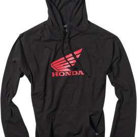 Honda Wing Pullover Hoodie - Black - 2XL