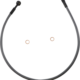 Brake Line - Front - 10 mm - 180° - 28" - KARBONFIBR