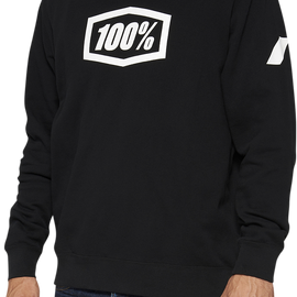 Icon Long-Sleeve Fleece Sweatshirt - Black - XL