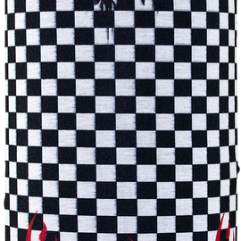 Motley Tube® Polyester Neck Tube - Checker Flames