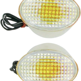 Flat Oval Marker Light - Small - Rainbow