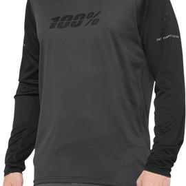 Ridecamp Jersey - Long-Sleeve - Black/Charcoal - Medium