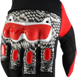 Derestricted Gloves - Black/White/Red - Small