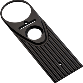 Full Length-Style King Dash Cover - Finned - Black Anodized