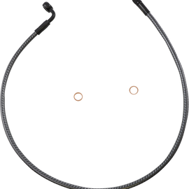 Brake Line - Front - 10 mm - 90° - 30" - KARBONFIBR