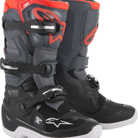 Tech 7S Boots - Black/Gray - US 7