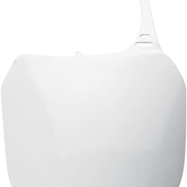 Front Number Plate - White - Yamaha