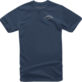 Arced T-Shirt- Navy - 2XL