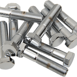 3/8-24 X 2 Chrome Hex Head