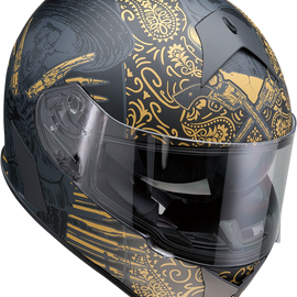 Warrant Helmet - Sombrero - Black/Gold - Large