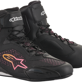 Stella Faster-3 Rideknit Shoes - Black/Yellow/Pink - US 5.5