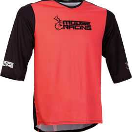 MTB Jersey - 3/4 Sleeve - Red - 2XL
