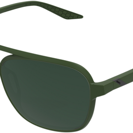 Kasia Aviator Sunglasses - Round - Green - Gray Green