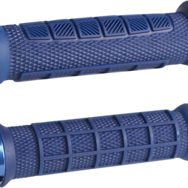 Elite Pro MTB Grips - Blue/Blue