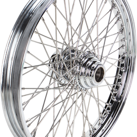 Front Wheel - 60 Spoke - Single Disc/No ABS - Chrome - 21"x2.15"