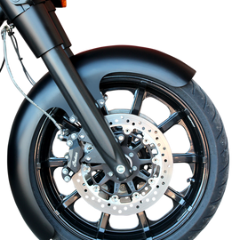 Wrapper Front Fender - Black - Steel - 16"-19"