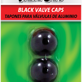 Valve Stem Caps - Black - 4 Pack