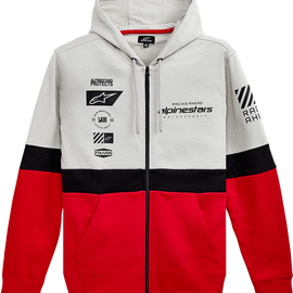 Position Zip Hoodie - Red/Black - Large