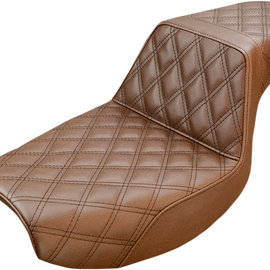 Step Up Seat - Lattice Stitched - Brown - FXR5448643