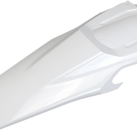 MX Rear Fender - White - Husqvarna