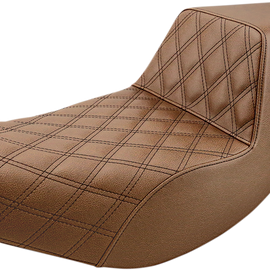 Step Up Seat - Driver Lattice Stitched - Brown