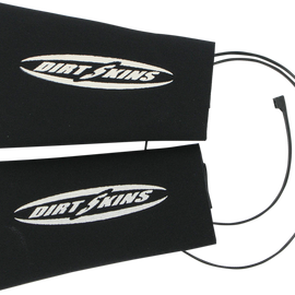 Standard Dirt Skins™ Fork Covers - 2 mm Neoprene - Black/White