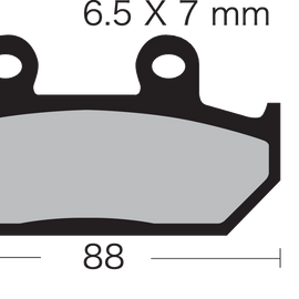 Semi-Metallic Brake Pads - VD-143/2