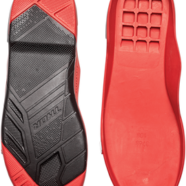 Radial Boots Replacement Outsoles - Black/Red - Size 7-8