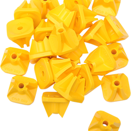 Single Backer Plates - Yellow - 24 Pack