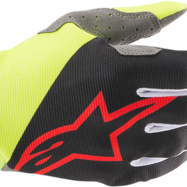 Dune Gloves - Black/Yellow/Red - Small