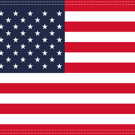 U.S.A. Flag - 10" x 15"