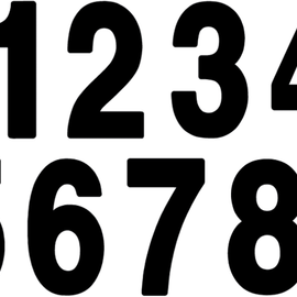 Pro Number 7 - Black - 8"