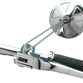 Round Mirror with Short Stem