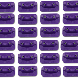 Double Backer Plates - Purple - For Single Ply - 24 Pack