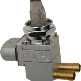 The Guzzler® Fuel Valve - Anodized - 22mm - Dual 90 - 5/16"