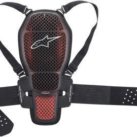 Nucleon KR-1 Cell Back Protector - Red/Black - Medium
