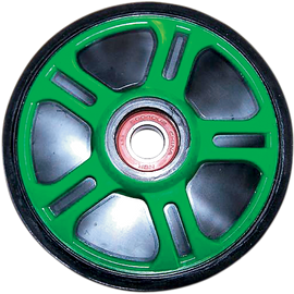 Thin Idler Wheel with Bearing 6004-2RS - Green - Group 2 - 5.63" OD x 20 mm ID