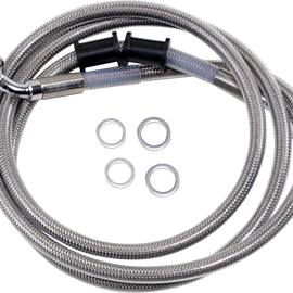 4" Brake Line - Front - Stainless Steel - FXDB08-17