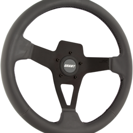 Edge Series Steering Wheel - Gray Vinyl