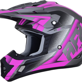 FX-17 Helmet - Force - Frost Gray/Fuchsia - Large